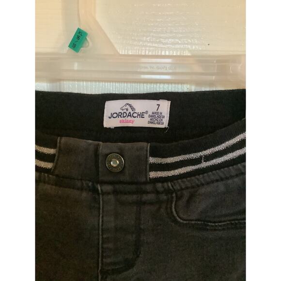 Girls Jordache Jeans Size 7 Skinny Bundle 3 - Picture 3 of 10